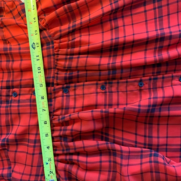 Red plaid old Navy Dress - Picture 7 of 13